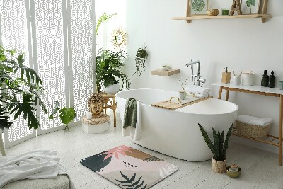 Tapis salle de bain Abstraction géométrique