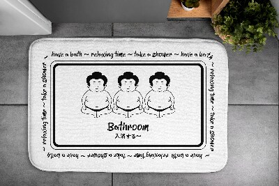 Tapis de salle de bain Lutteurs de sumo