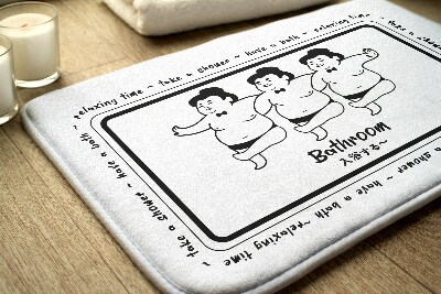 Tapis bain Lutteurs de sumo
