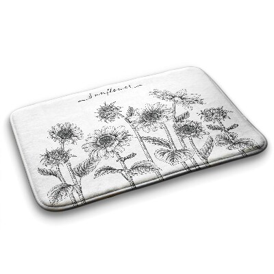 Tapis de bain Fleurs de tournesols