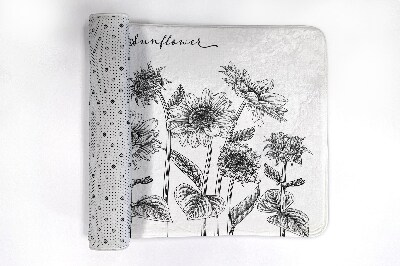 Tapis de bain Fleurs de tournesols
