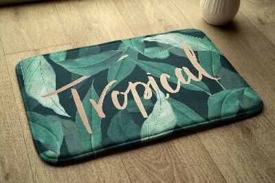 Tapis bain Feuilles tropicales