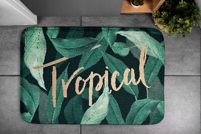 Tapis bain Feuilles tropicales