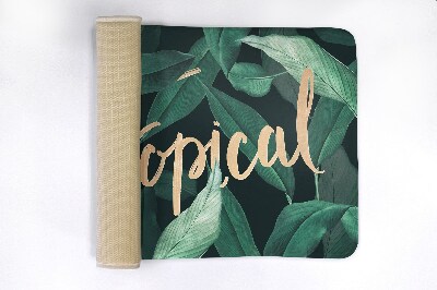 Tapis bain Feuilles tropicales
