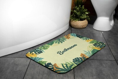 Tapis de bain Feuilles tropicales