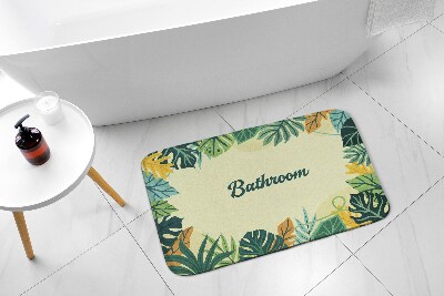 Tapis de bain Feuilles tropicales