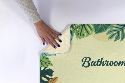 Tapis de bain Feuilles tropicales