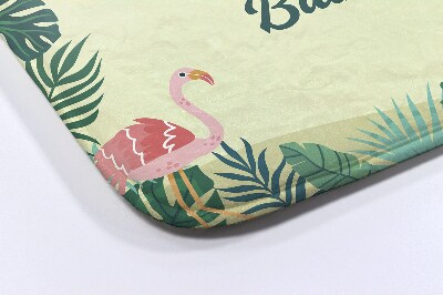 Tapis salle de bain Animaux tropicaux