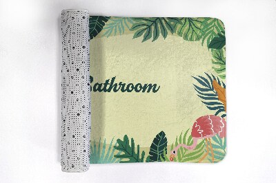 Tapis salle de bain Animaux tropicaux