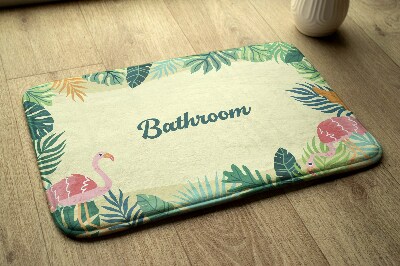 Tapis salle de bain Animaux tropicaux