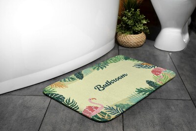Tapis salle de bain Animaux tropicaux