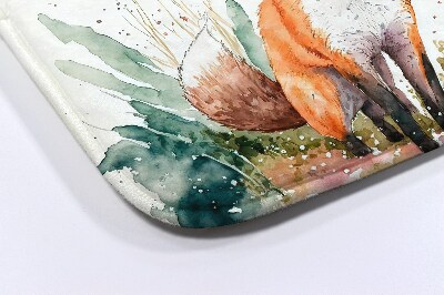 Tapis de salle de bain Renard dans le pré