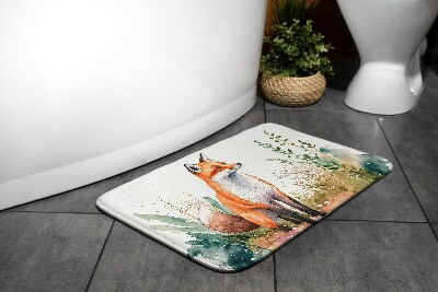 Tapis de salle de bain Renard dans le pré