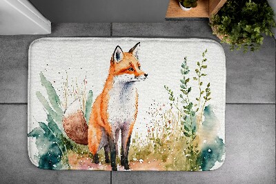 Tapis de salle de bain Renard dans le pré