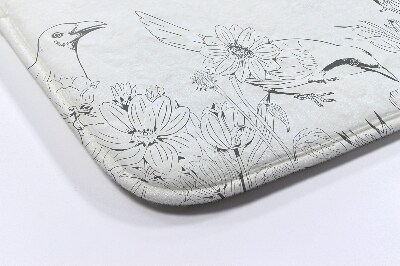 Tapis bain Lignes d'oiseaux