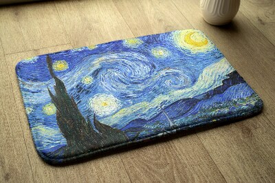 Tapis salle de bain Nuit étoilée