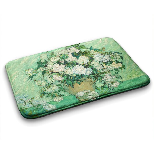 Tapis de salle de bain Roses de van gogh