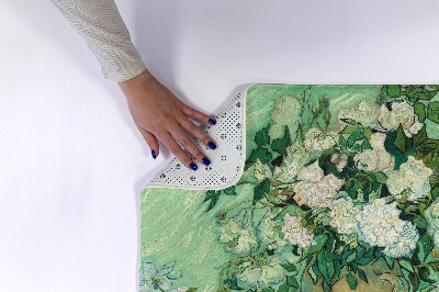 Tapis de salle de bain Roses de van gogh