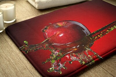 Tapis de bain Pomme rouge