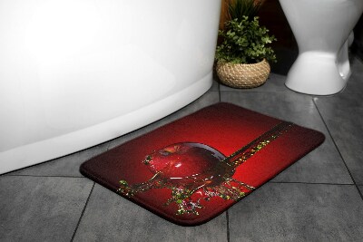 Tapis de bain Pomme rouge