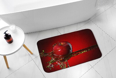 Tapis de bain Pomme rouge