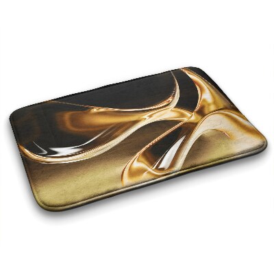Tapis de salle de bain Abstraction d'or