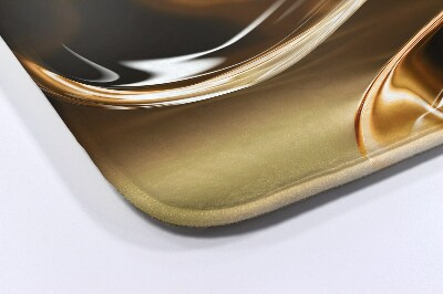 Tapis de salle de bain Abstraction d'or