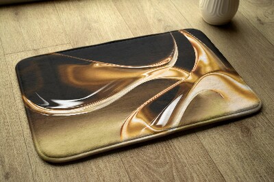 Tapis de salle de bain Abstraction d'or