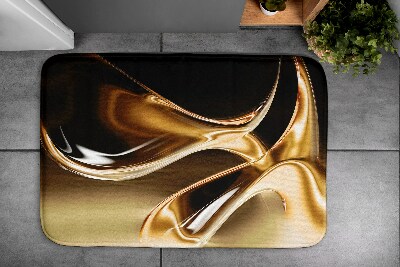 Tapis de salle de bain Abstraction d'or