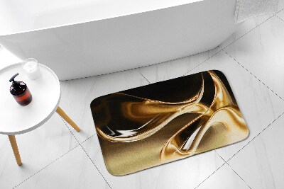 Tapis de salle de bain Abstraction d'or