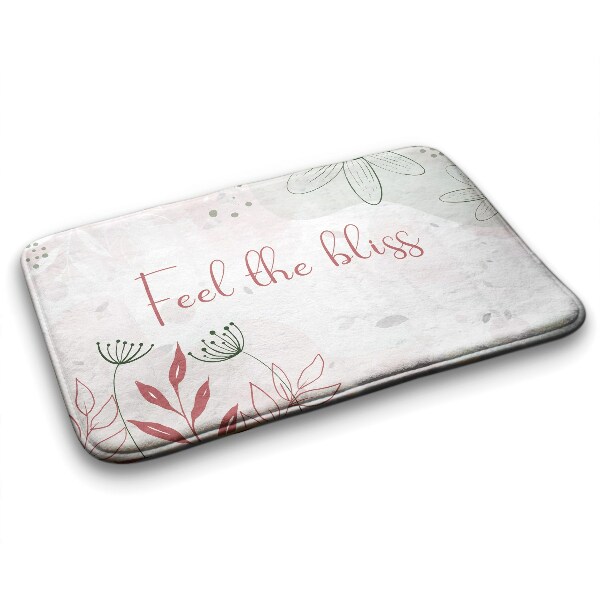 Tapis bain Fleurs pastel