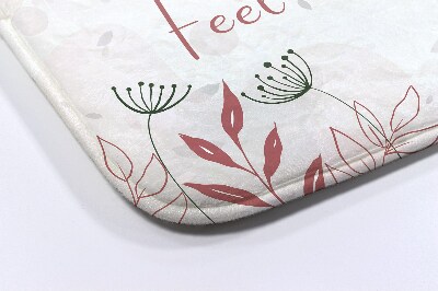 Tapis bain Fleurs pastel