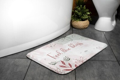 Tapis bain Fleurs pastel
