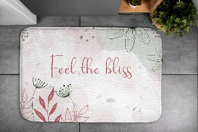 Tapis bain Fleurs pastel