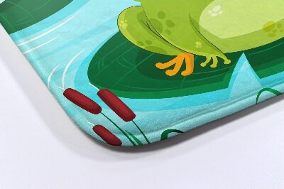 Tapis salle de bain Douce grenouille