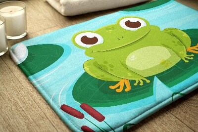 Tapis salle de bain Douce grenouille