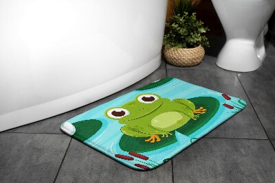 Tapis salle de bain Douce grenouille