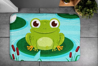 Tapis salle de bain Douce grenouille