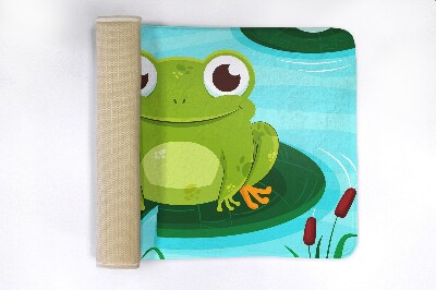 Tapis salle de bain Douce grenouille
