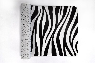 Tapis bain Rayures zébrées