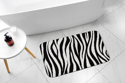 Tapis bain Rayures zébrées