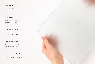 Planche à découper en verre ronde translucide