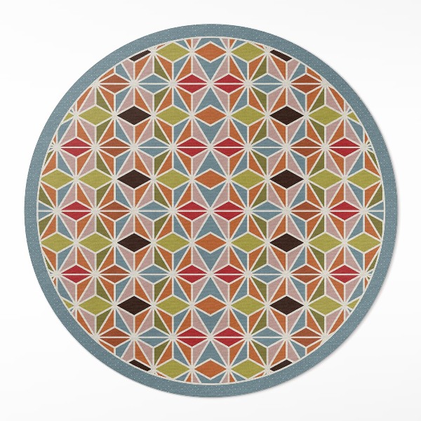 Tapis vinyle Motif géométrique pastel