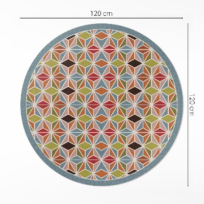 Tapis vinyle Motif géométrique pastel