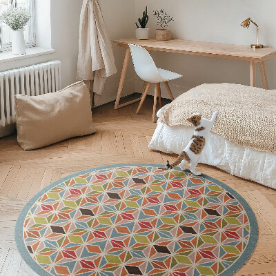 Tapis vinyle Motif géométrique pastel