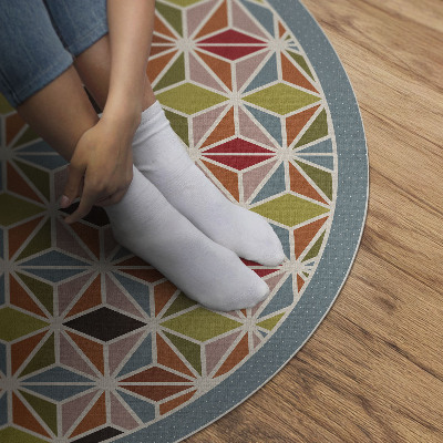 Tapis vinyle Motif géométrique pastel
