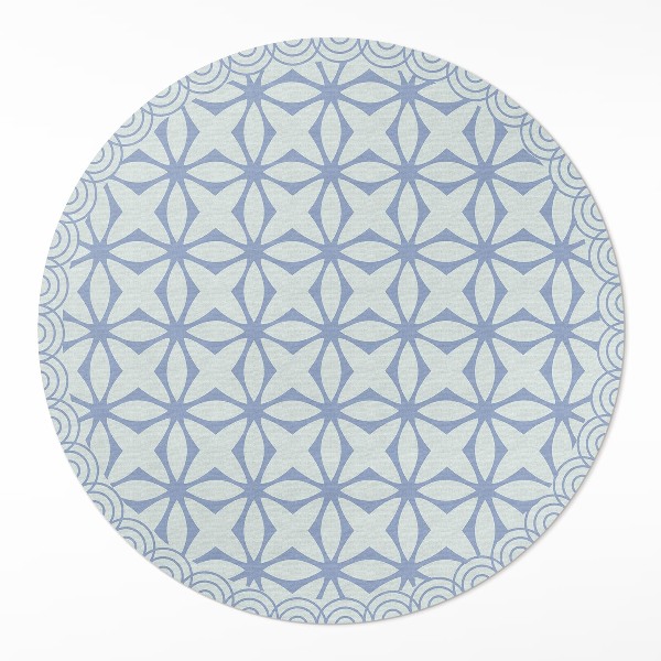 Tapis rond en vinyle Motif décoratif régulier