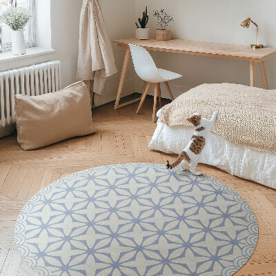 Tapis rond en vinyle Motif décoratif régulier