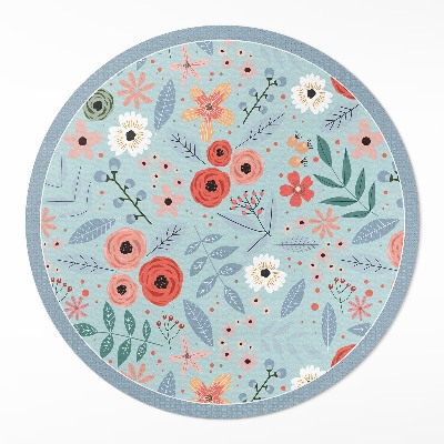 Tapis vinyle Illustration de fleurs pastel