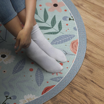 Tapis vinyle Illustration de fleurs pastel